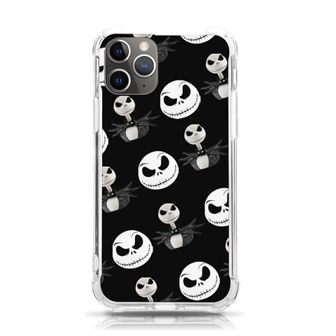 Jack Print, White, Before, Plain, Black, Simple, Christmas iPhone 11 Pro 5.8 Inch TPU UV Print Case from ArtsNow.com Front