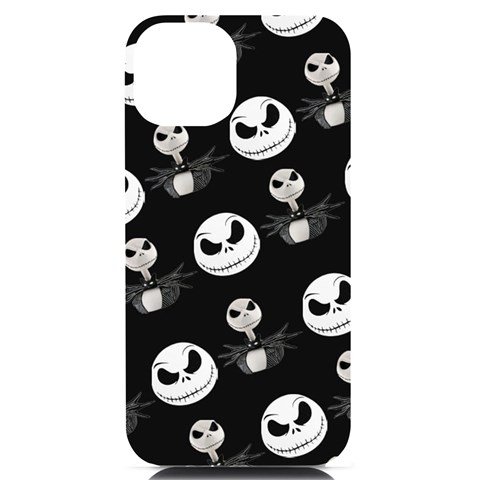 Jack Print, White, Before, Plain, Black, Simple, Christmas iPhone 14 Black UV Print PC Hardshell Case from ArtsNow.com Front