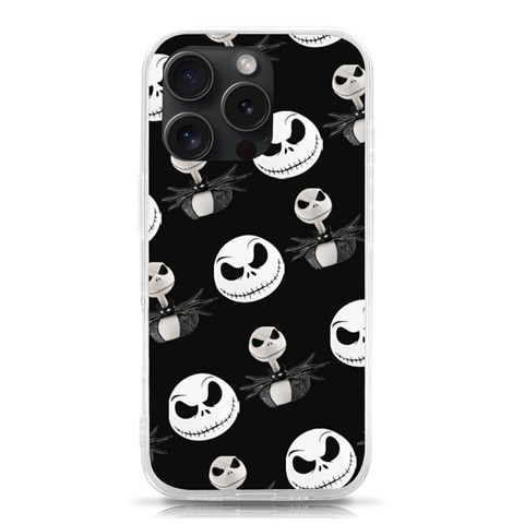 Jack Print, White, Before, Plain, Black, Simple, Christmas iPhone 15 Pro TPU UV Print Case from ArtsNow.com Front