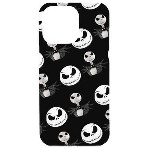 Jack Print, White, Before, Plain, Black, Simple, Christmas iPhone 15 Pro Max Black UV Print PC Hardshell Case from ArtsNow.com Front