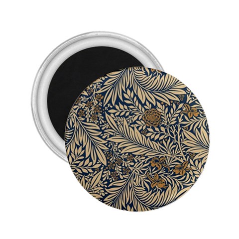 Brown Vintage Background Vintage Floral Pattern, Brown 2.25  Magnets from ArtsNow.com Front