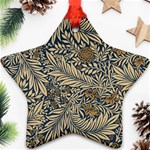 Brown Vintage Background Vintage Floral Pattern, Brown Ornament (Star)