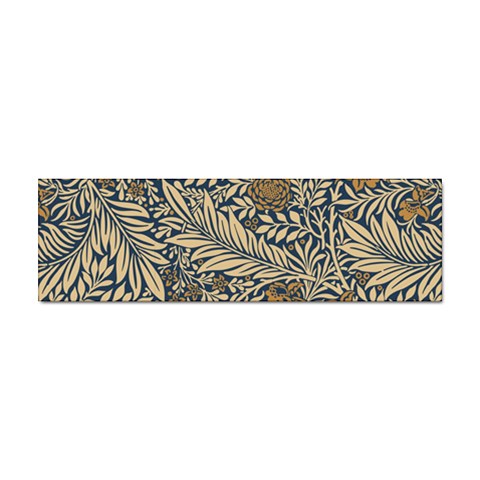 Brown Vintage Background Vintage Floral Pattern, Brown Sticker (Bumper) from ArtsNow.com Front