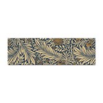 Brown Vintage Background Vintage Floral Pattern, Brown Sticker (Bumper)