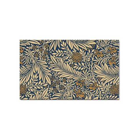 Brown Vintage Background Vintage Floral Pattern, Brown Sticker Rectangular (100 pack) from ArtsNow.com Front