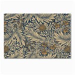 Brown Vintage Background Vintage Floral Pattern, Brown Postcards 5  x 7  (Pkg of 10)