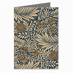 Brown Vintage Background Vintage Floral Pattern, Brown Greeting Card from ArtsNow.com Left