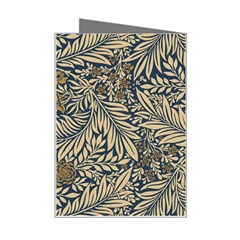 Brown Vintage Background Vintage Floral Pattern, Brown Mini Greeting Card from ArtsNow.com Right