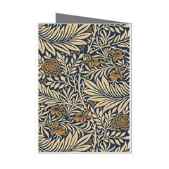 Brown Vintage Background Vintage Floral Pattern, Brown Mini Greeting Cards (Pkg of 8) from ArtsNow.com Left