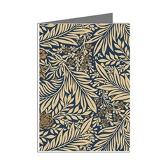 Brown Vintage Background Vintage Floral Pattern, Brown Mini Greeting Cards (Pkg of 8) from ArtsNow.com Right