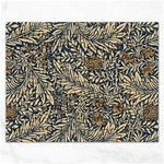 Brown Vintage Background Vintage Floral Pattern, Brown Rectangular Jigsaw Puzzl