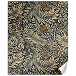 Brown Vintage Background Vintage Floral Pattern, Brown Canvas 16  x 20 