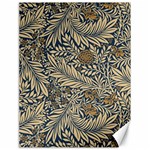 Brown Vintage Background Vintage Floral Pattern, Brown Canvas 18  x 24 