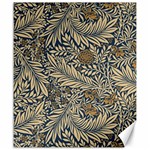 Brown Vintage Background Vintage Floral Pattern, Brown Canvas 20  x 24 