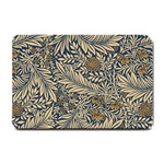 Brown Vintage Background Vintage Floral Pattern, Brown Small Doormat