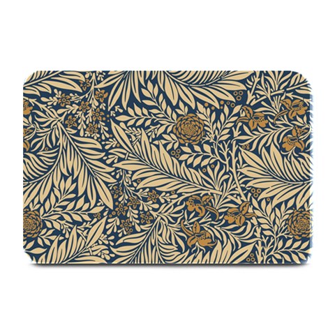 Brown Vintage Background Vintage Floral Pattern, Brown Plate Mats from ArtsNow.com 18 x12  Plate Mat