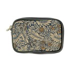 Brown Vintage Background Vintage Floral Pattern, Brown Coin Purse