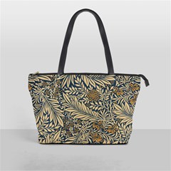 Brown Vintage Background Vintage Floral Pattern, Brown Classic Shoulder Handbag from ArtsNow.com Front