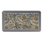 Brown Vintage Background Vintage Floral Pattern, Brown Memory Card Reader (Mini)