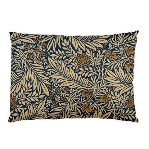 Brown Vintage Background Vintage Floral Pattern, Brown Pillow Case (Two Sides) from ArtsNow.com Front