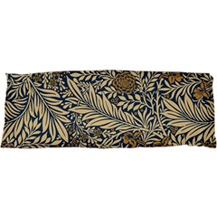 Brown Vintage Background Vintage Floral Pattern, Brown 25 x67  Body Pillow Case Dakimakura (Two Sides) from ArtsNow.com Back