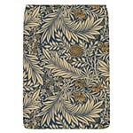 Brown Vintage Background Vintage Floral Pattern, Brown Removable Flap Cover (L)