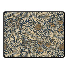 Brown Vintage Background Vintage Floral Pattern, Brown Two Sides Fleece Blanket (Small) from ArtsNow.com 45 x34  Blanket Front