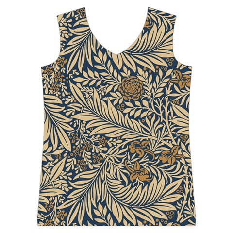 Brown Vintage Background Vintage Floral Pattern, Brown Women s Basketball Tank Top from ArtsNow.com Front