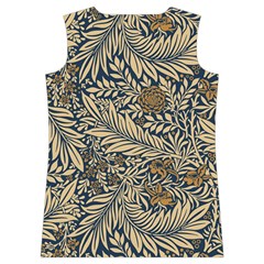 Brown Vintage Background Vintage Floral Pattern, Brown Women s Basketball Tank Top from ArtsNow.com Back