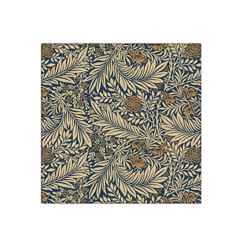 Brown Vintage Background Vintage Floral Pattern, Brown Satin Bandana Scarf 22  x 22  from ArtsNow.com Front