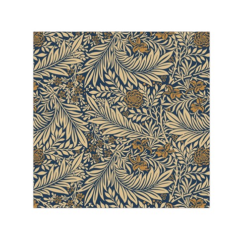 Brown Vintage Background Vintage Floral Pattern, Brown Square Satin Scarf (30  x 30 ) from ArtsNow.com Front