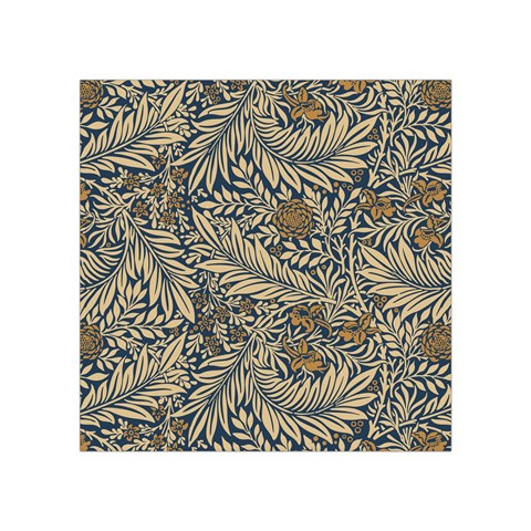 Brown Vintage Background Vintage Floral Pattern, Brown Square Tapestry (Small) from ArtsNow.com Front