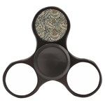 Brown Vintage Background Vintage Floral Pattern, Brown Finger Spinner