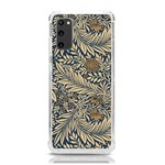 Brown Vintage Background Vintage Floral Pattern, Brown Samsung Galaxy S20 6.2 Inch TPU UV Case