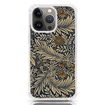 Brown Vintage Background Vintage Floral Pattern, Brown iPhone 13 Pro TPU UV Print Case