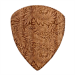 Brown Vintage Background Vintage Floral Pattern, Brown Wood Guitar Pick (Set of 10) from ArtsNow.com Front