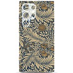 Brown Vintage Background Vintage Floral Pattern, Brown Samsung Galaxy S24 Ultra 6.9 Inch Black TPU UV Case