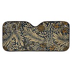 Brown Vintage Background Vintage Floral Pattern, Brown Car Windshield Sunshade