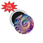 Abstract Fractal Art Swirl Pattern 1.75  Magnets (100 pack) 