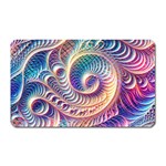 Abstract Fractal Art Swirl Pattern Magnet (Rectangular)