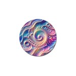 Abstract Fractal Art Swirl Pattern Golf Ball Marker (4 pack)