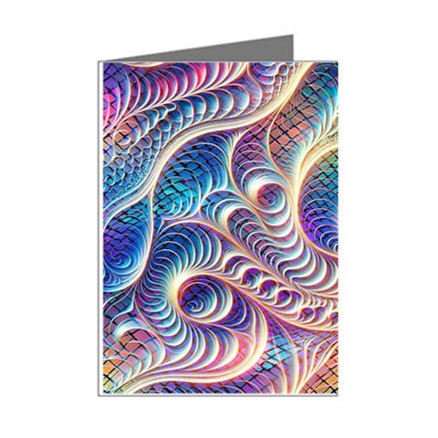 Abstract Fractal Art Swirl Pattern Mini Greeting Cards (Pkg of 8) from ArtsNow.com Right