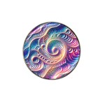 Abstract Fractal Art Swirl Pattern Hat Clip Ball Marker