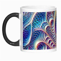 Abstract Fractal Art Swirl Pattern Morph Mug from ArtsNow.com Left