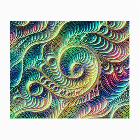 Abstract Fractal Art Swirl Pattern Small Glasses Cloth from ArtsNow.com Front