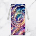 Abstract Fractal Art Swirl Pattern Jewelry Bag