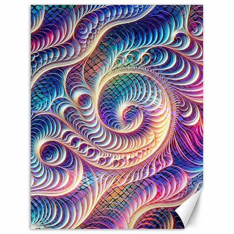 Abstract Fractal Art Swirl Pattern Canvas 12  x 16  from ArtsNow.com 11.86 x15.41  Canvas - 1