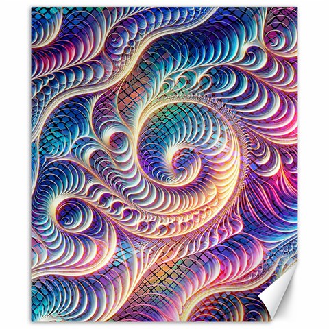 Abstract Fractal Art Swirl Pattern Canvas 20  x 24  from ArtsNow.com 19.57 x23.15  Canvas - 1