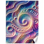 Abstract Fractal Art Swirl Pattern Canvas 36  x 48 