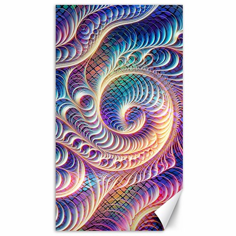 Abstract Fractal Art Swirl Pattern Canvas 40  x 72  from ArtsNow.com 39.28 x69.23  Canvas - 1